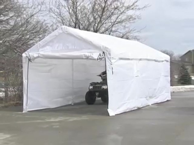 MAC Sports&reg; 10x20' Shelter / Garage Silver - image 5 from the video
